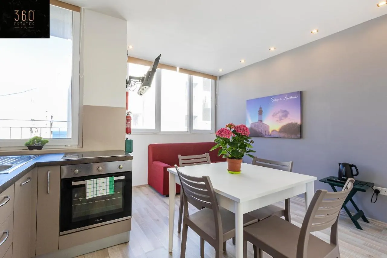 Paceville Apts - Distant Views From Beach - Wifi & Ac By 360 Estates Saint Julian's