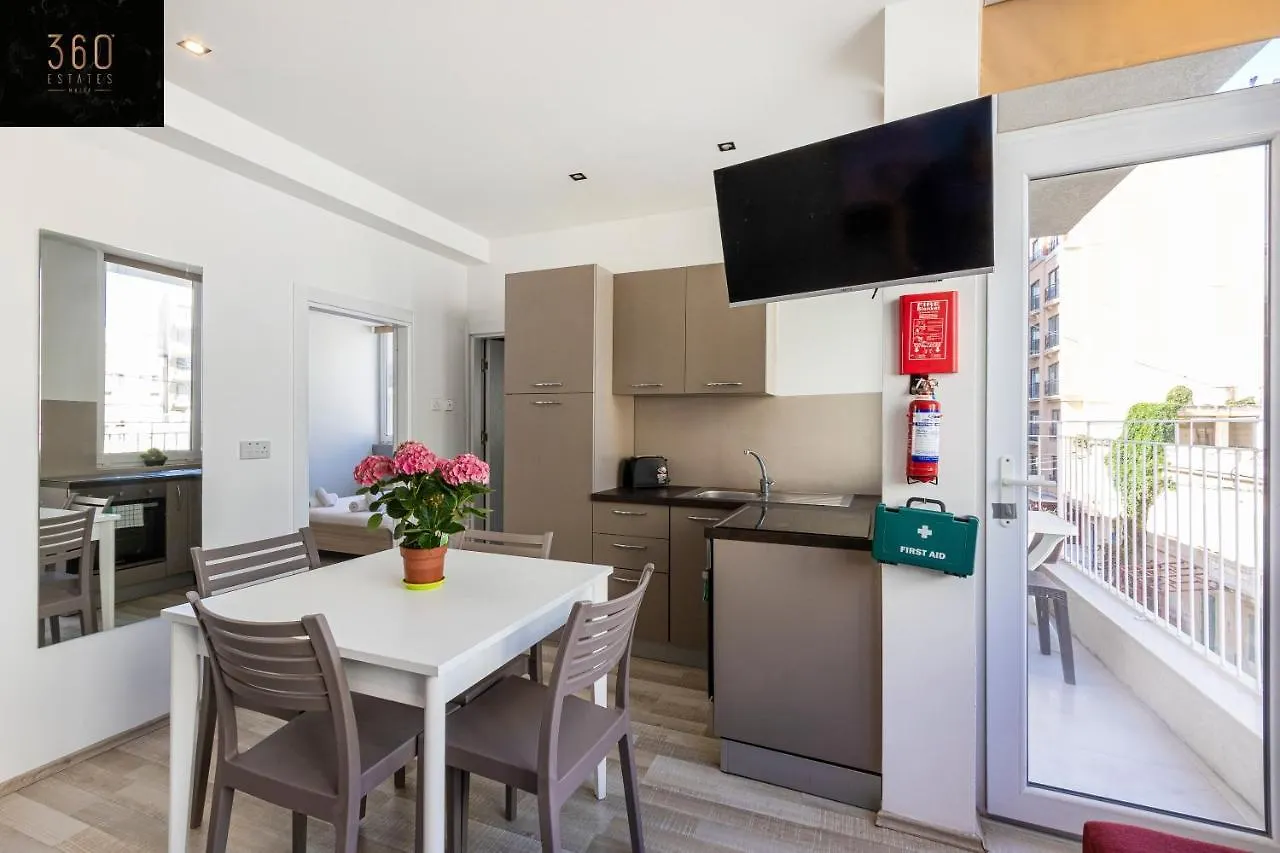 Paceville Apts - Distant Views From Beach - Wifi & Ac By 360 Estates Saint Julian's Malta