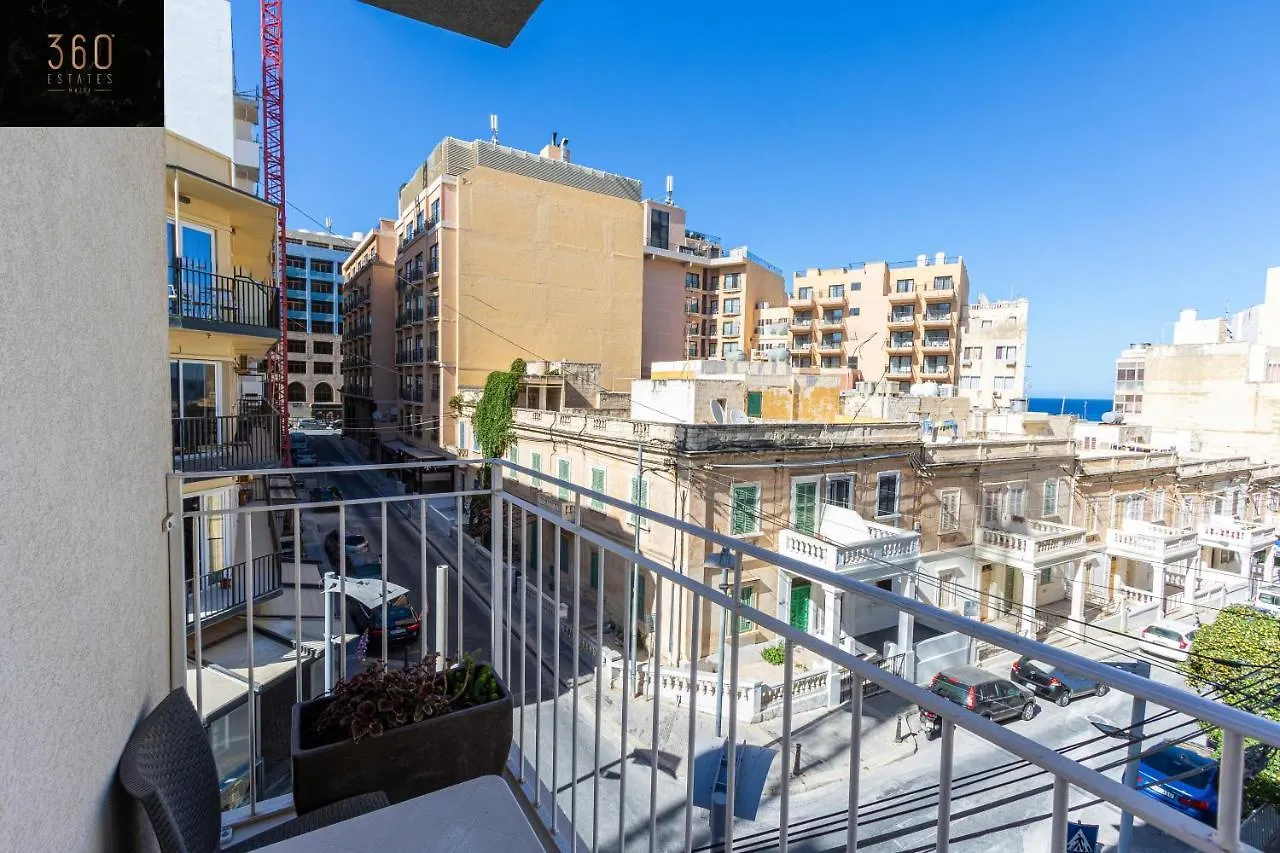 Paceville Apts - Distant Views From Beach - Wifi & Ac By 360 Estates Saint Julian's